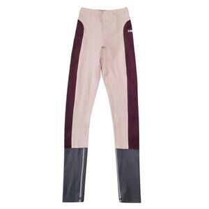 Gymshark Illusion Leggings High Waisted Colorblock Ruby Blush XS